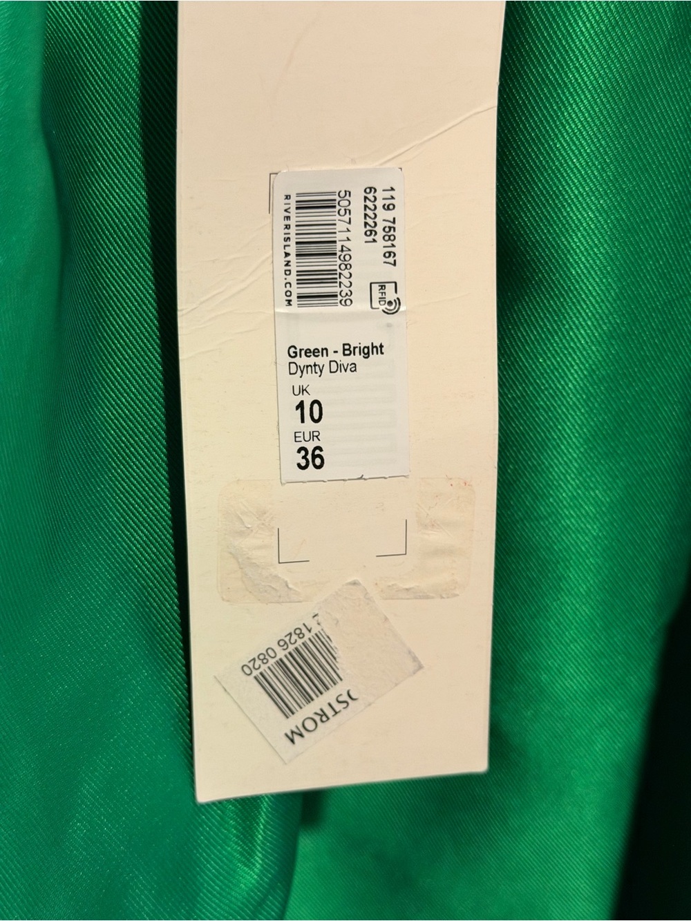 River Island Bright Green Maxi Skirt NWT UK 10 - Picture 5 of 7